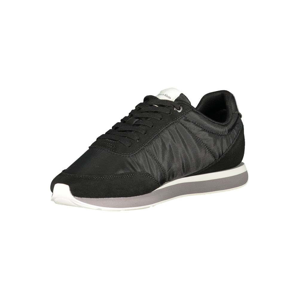 Calvin Klein Black Polyester Men Sneaker
