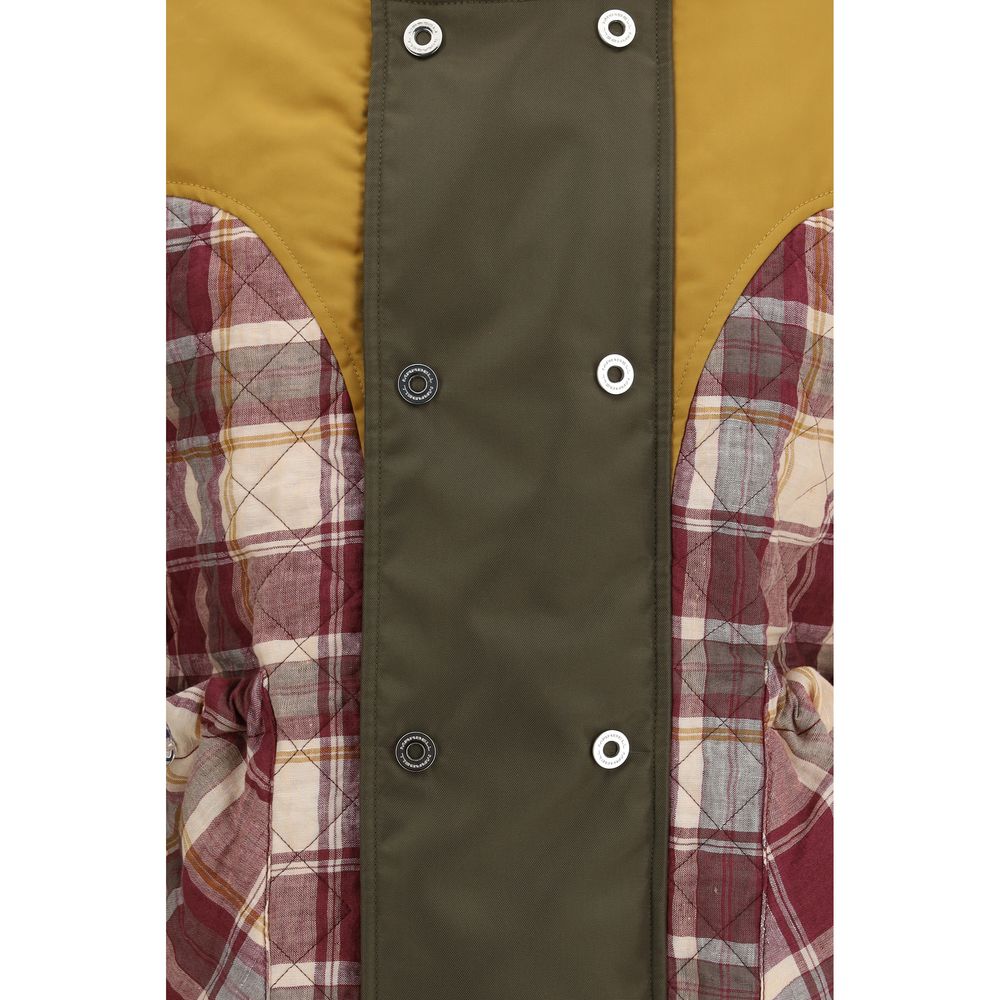 MARBELL Red Polyamide Sleveless Jacket