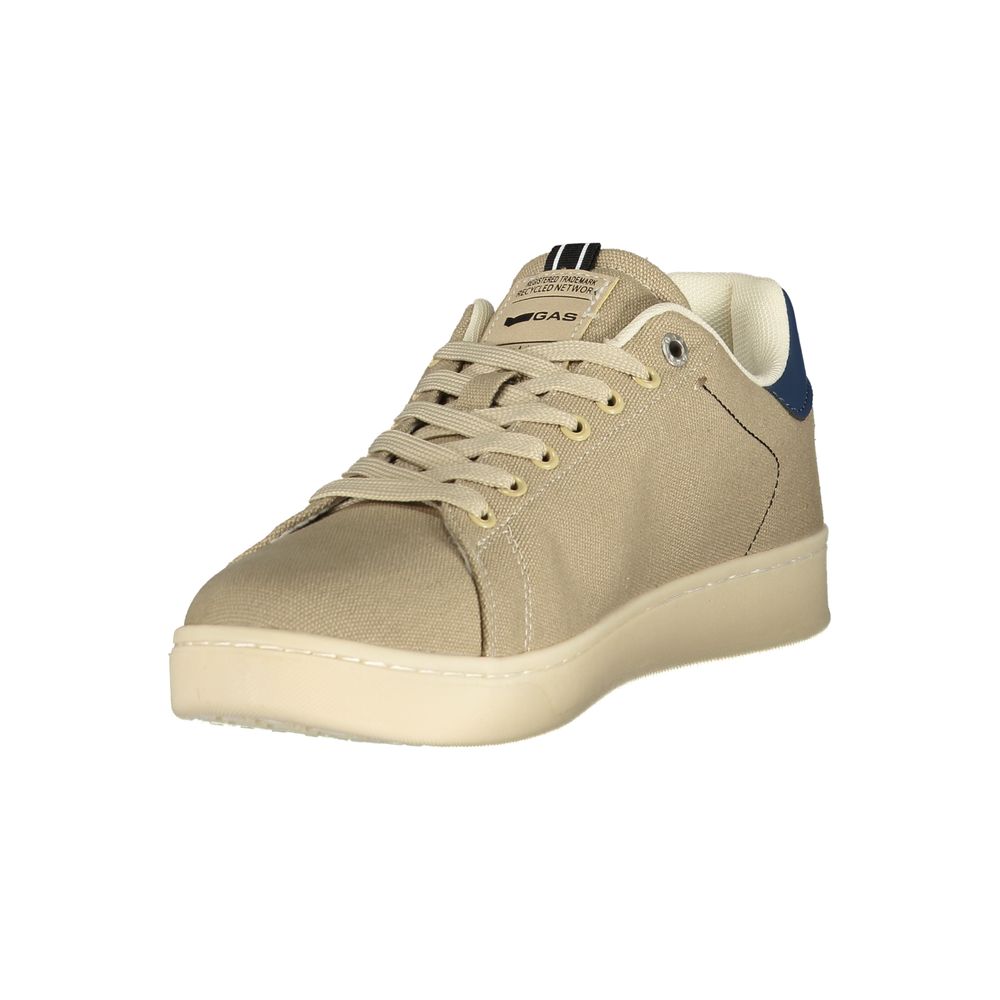 Gas Beige Polyester Athletic Sneakers