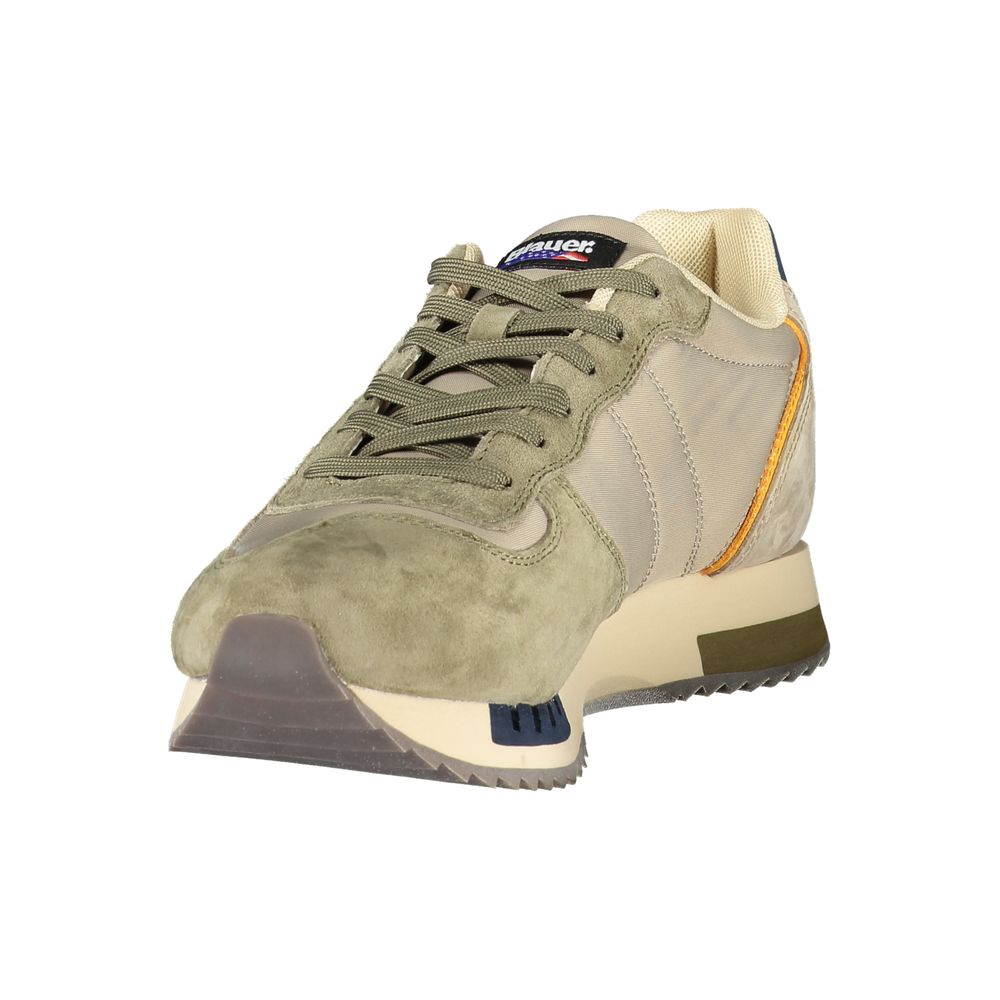 Blauer Verde Poliuretano Uomo Sneaker