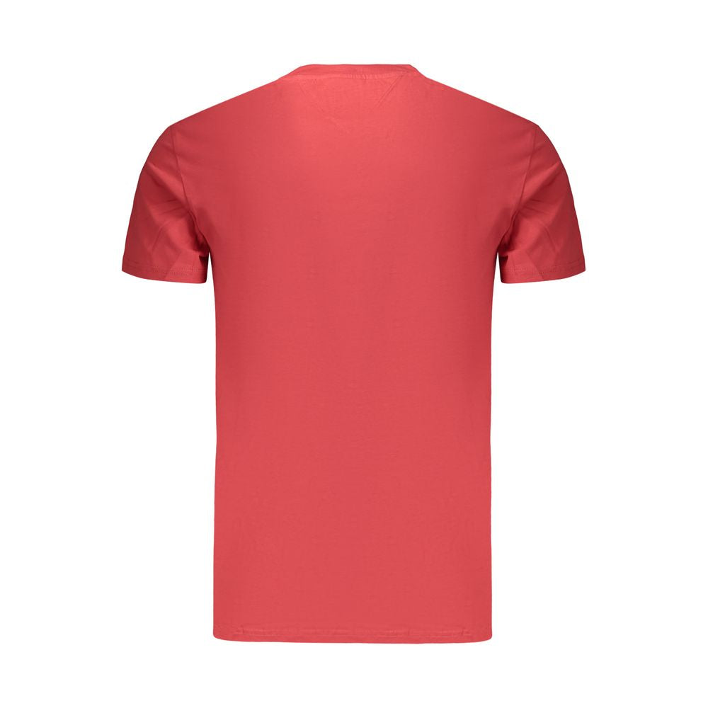 Tommy Hilfiger Red Cotton Men's T-Shirt
