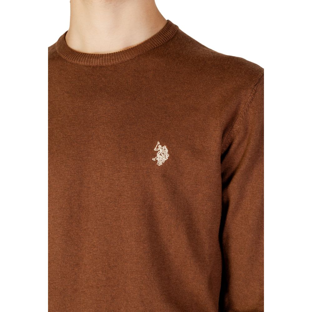 US POLO ASSN. Beige Cotton Sweatshirt