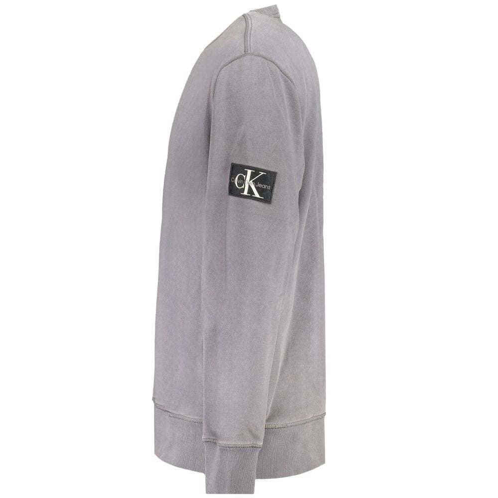 Calvin Klein Brown Cotton Men Sweater