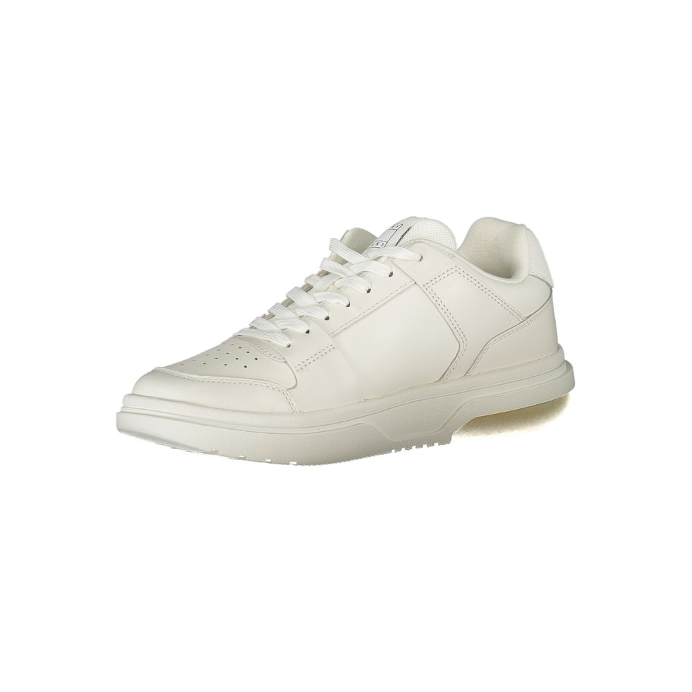 Tommy Hilfiger White Leather Women Sneakers