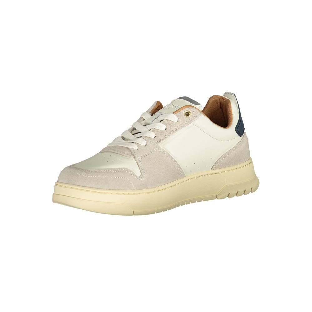 Blauer White Polyethylene Men Sneakers