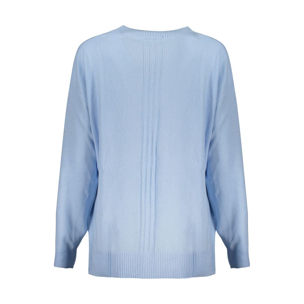 Guess Jeans Blue Cotton Sweater