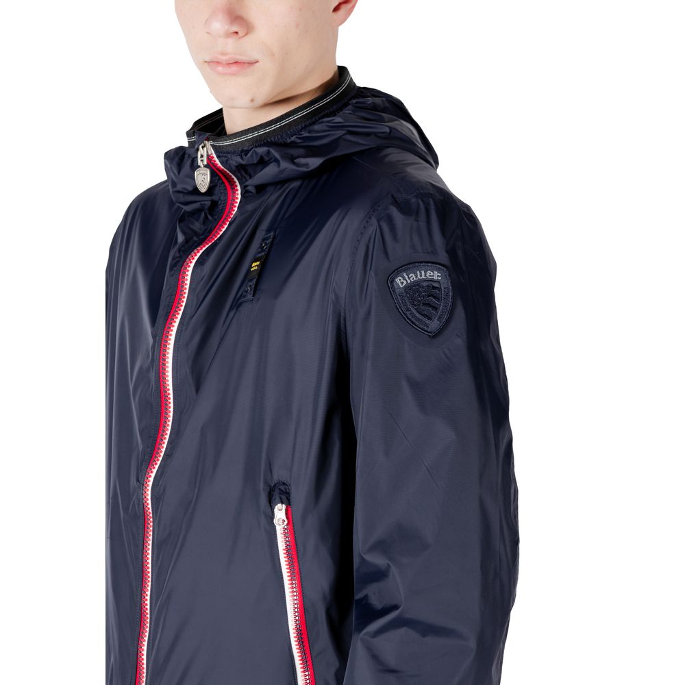 Blauer Blue Polyamide Jackets & Coats