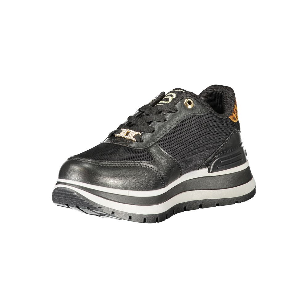 Laura Biagiotti Black Polyester Women Sneakers