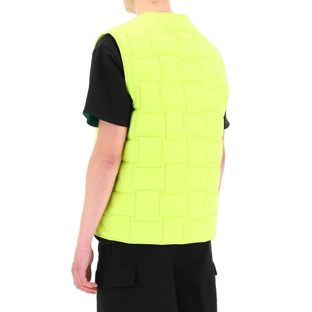 Bottega Veneta Bicolor Polyamide Sleeveless Jacket
