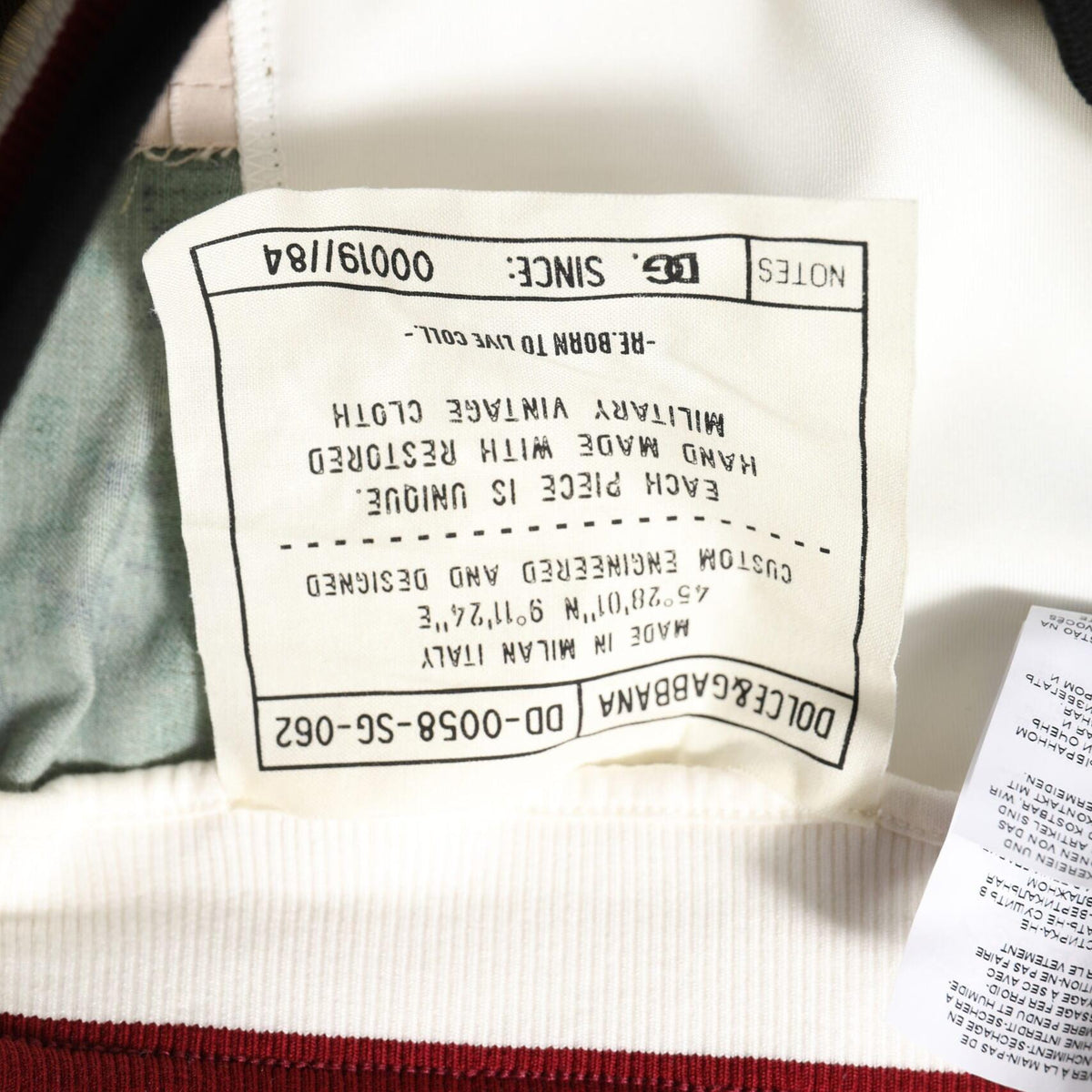 Dolce & Gabbana White Patchwork Jogger Pants
