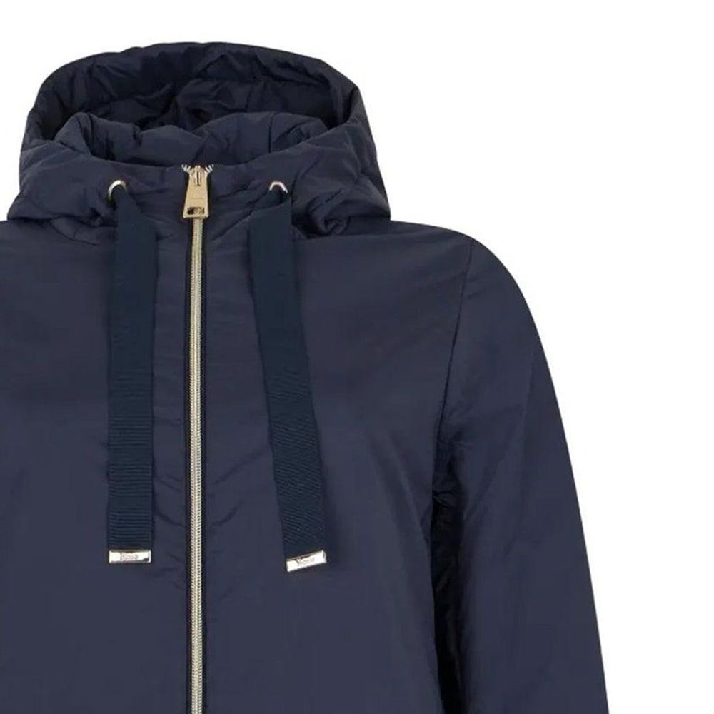 Herno Blue Polyamide Full-Length Jacket