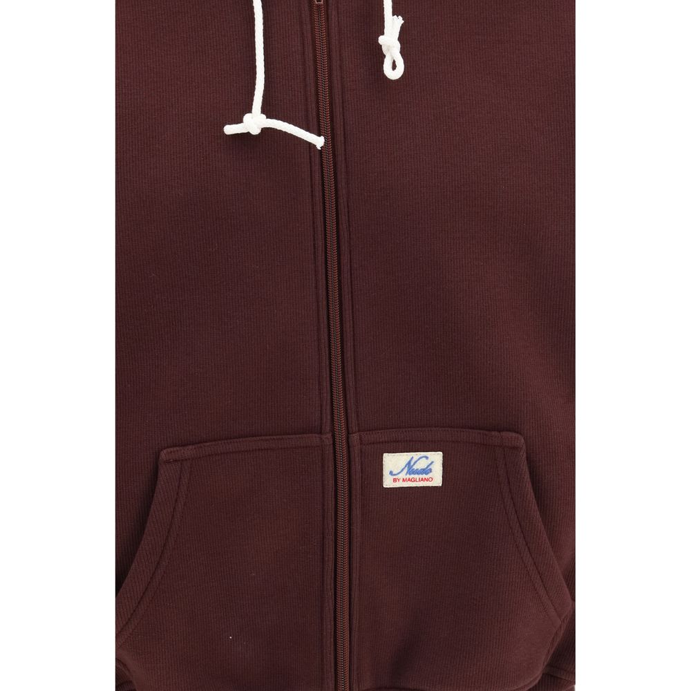 Magliano Bordeaux Cotton Sweatshirt