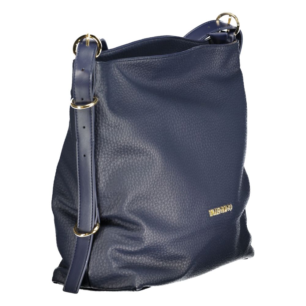 Mario Valentino Blue Poliuretano Women's Bag with Shoulder Handle