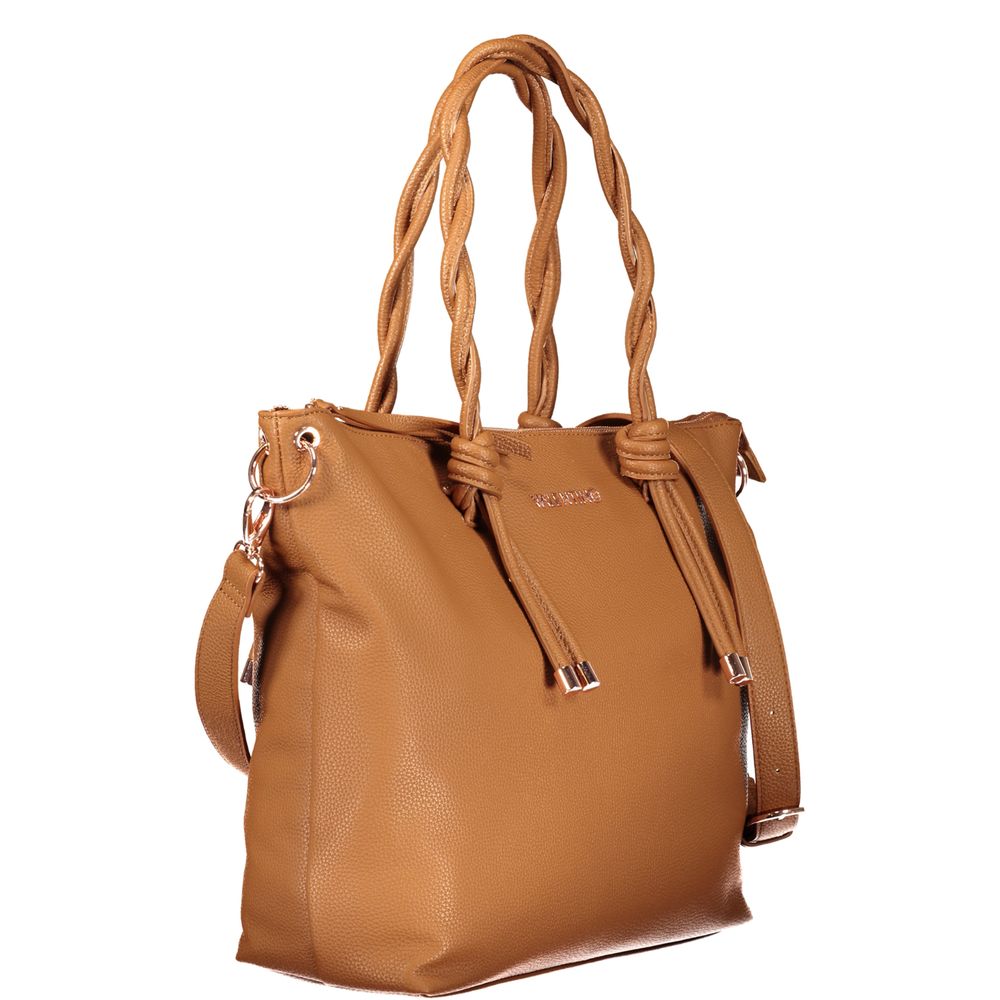 Mario Valentino Brown Polyurethane Women's Bag