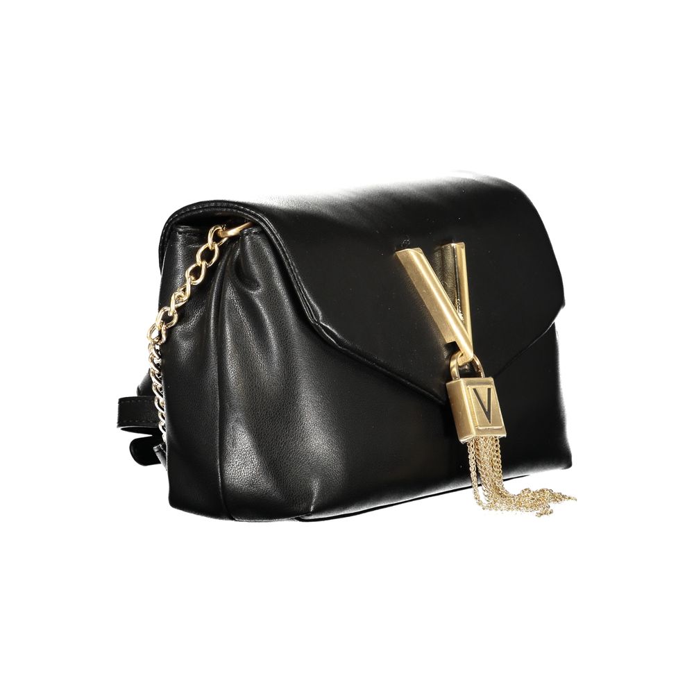 Mario Valentino Nero Polyurethane Woman Shoulder Bag