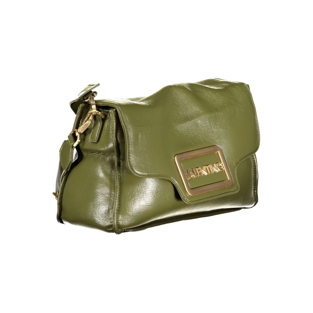 Mario Valentino Verde Polyurethane Women's Bag with Adjustable Strap