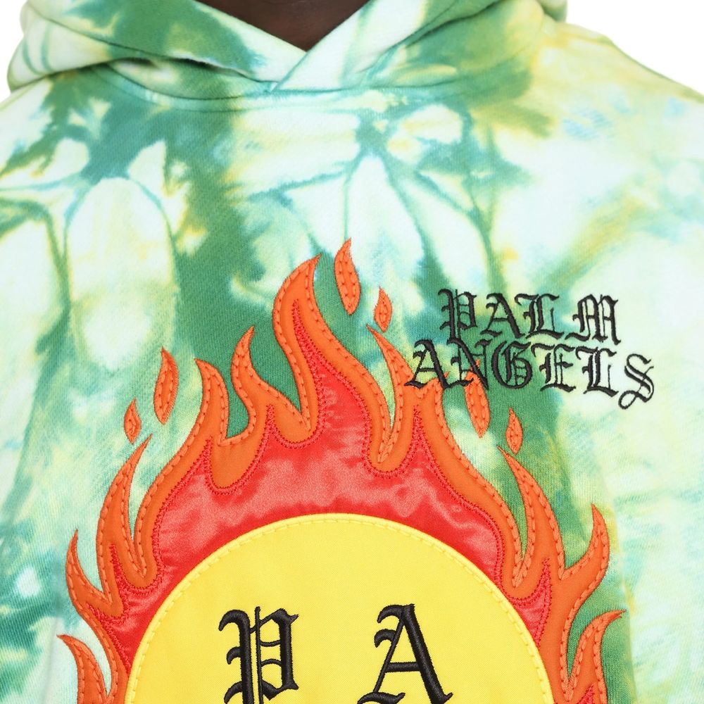 Palm Angels Bicolor Cotton Sweatshirt