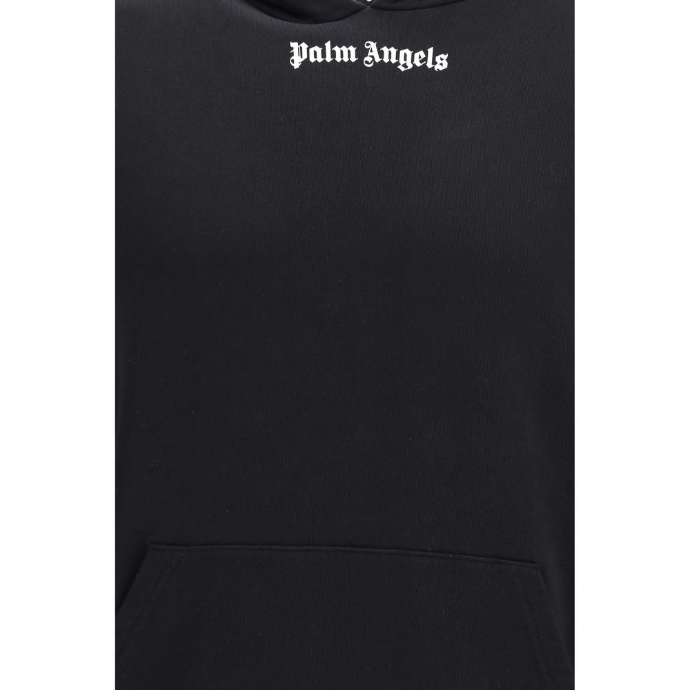 Palm Angels Black Cotton Sweatshirt