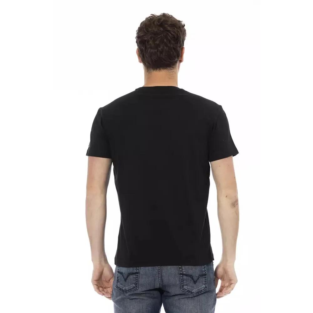 Trussardi Action Black Cotton Men's T-Shirt