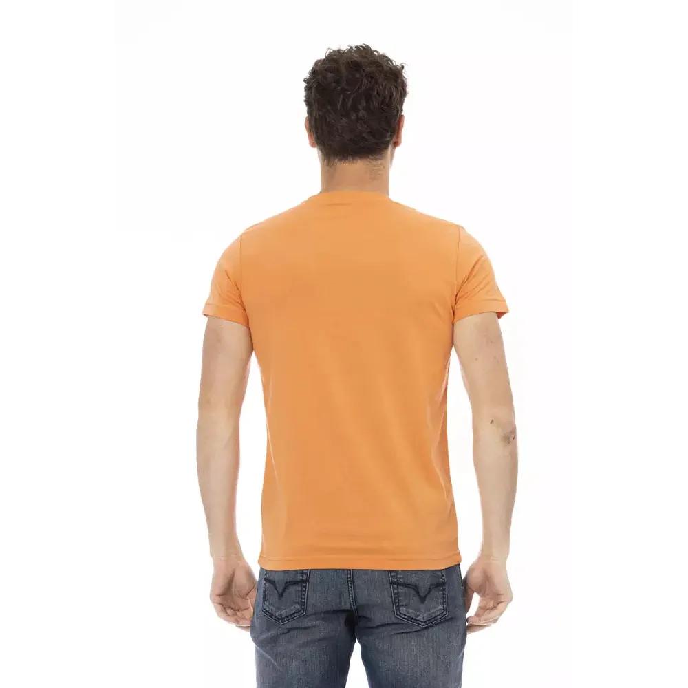 Trussardi Action Orange Cotton Men's T-Shirt
