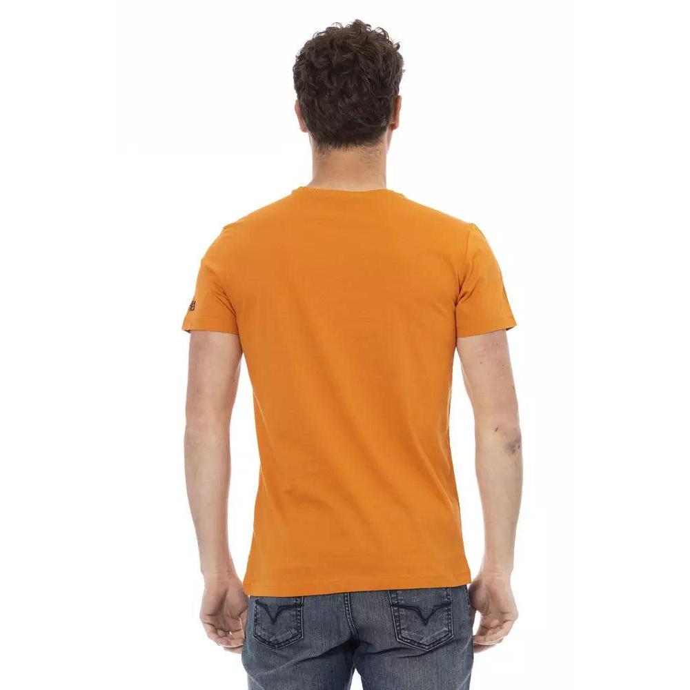 Trussardi Action Orange Cotton Men's T-Shirt