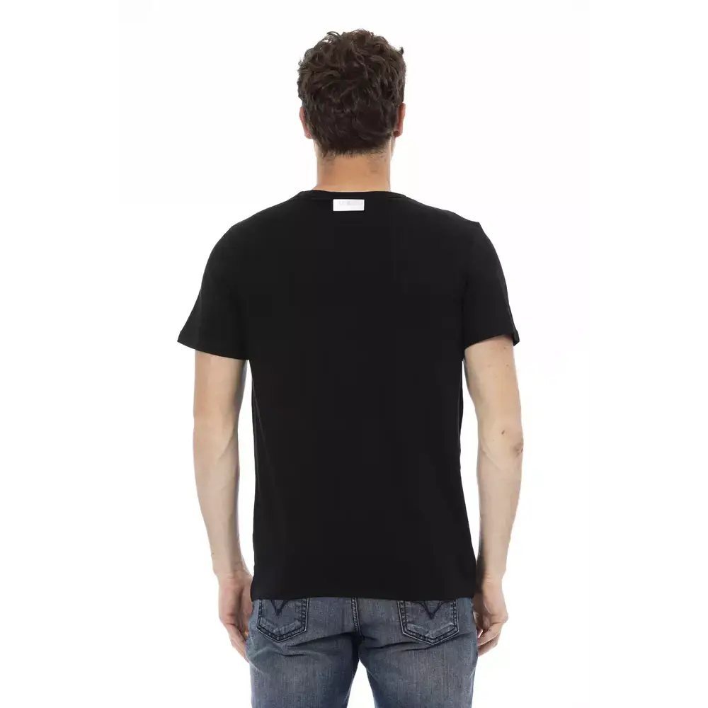 Bikkembergs Black Cotton Men T-Shirt - T-shirts