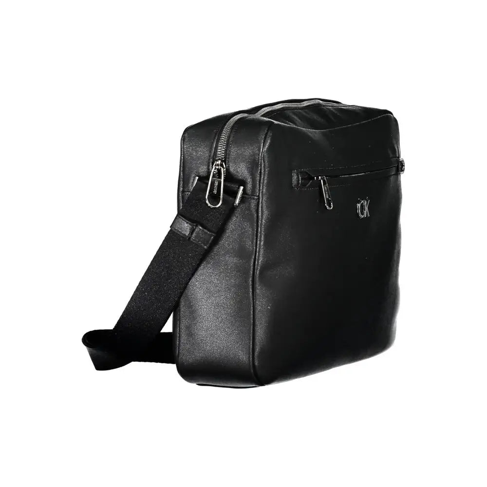 Calvin Klein Black Polyester Handbag - Håndtasker