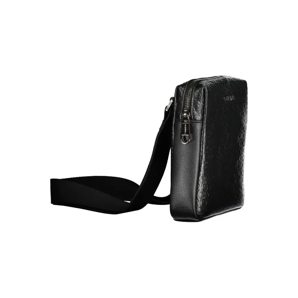 Calvin Klein Black Polyester Shoulder Bag - Skuldertasker