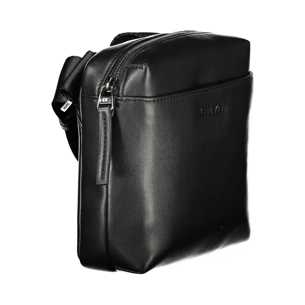 Calvin Klein Black Polyethylene Men Shoulder Bag - Skuldertasker