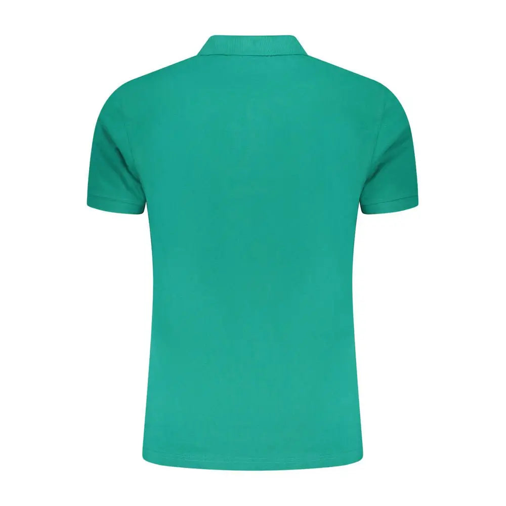 Cavalli Class Green Cotton Men Polo Shirt - XXL - Polo Shirts