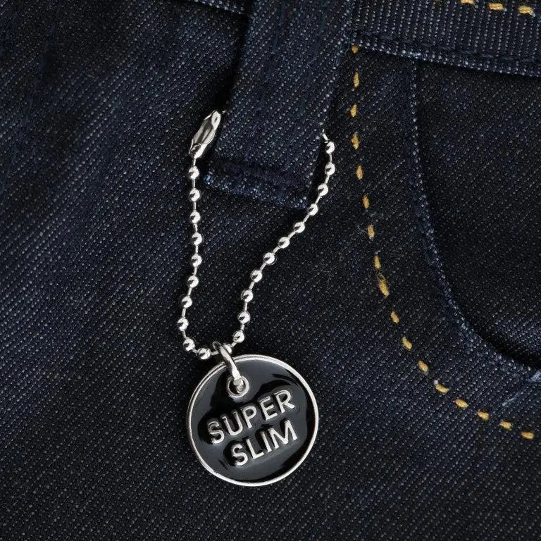 Costume National Blue Cotton Stretch Slim Fit Jeans