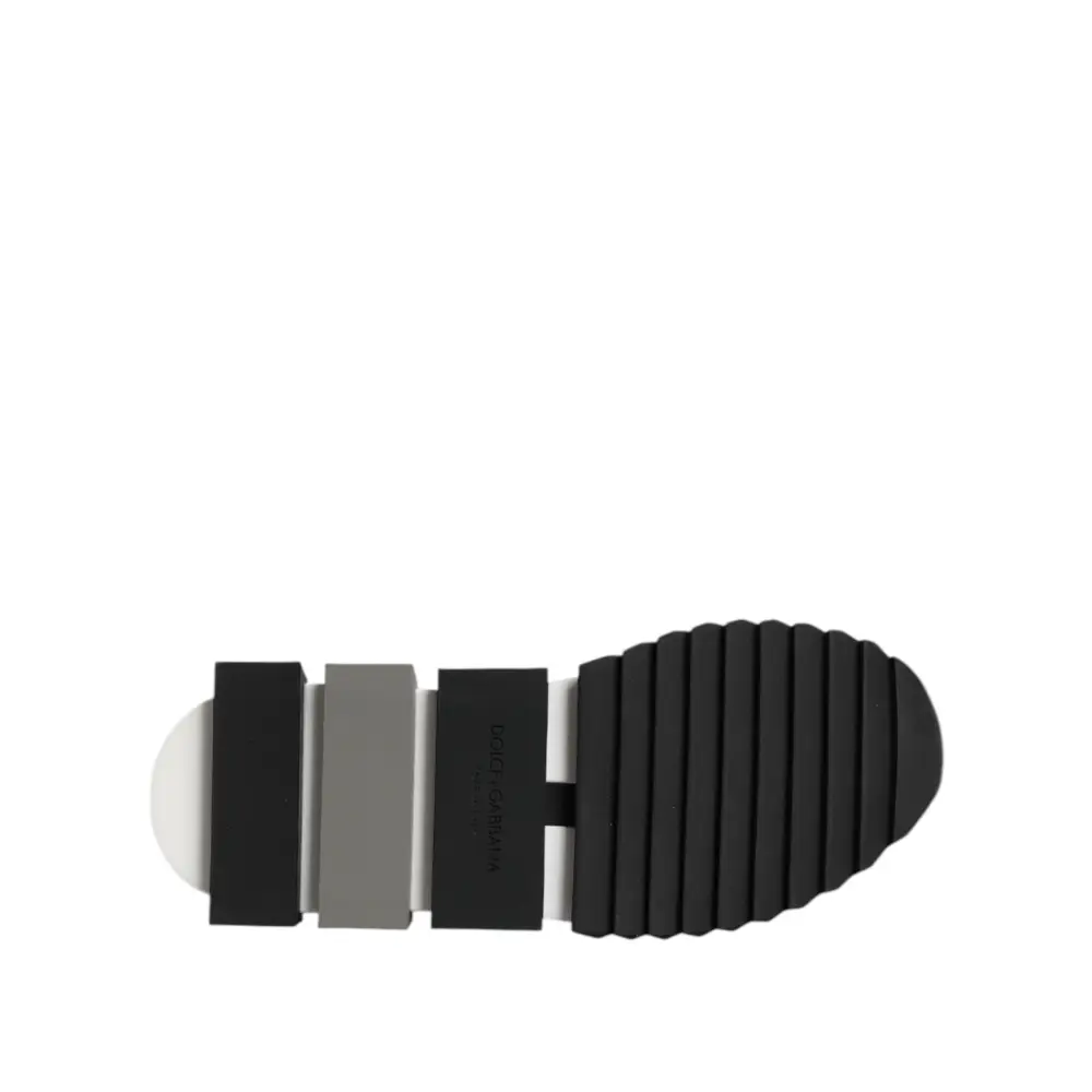 Dolce & Gabbana Green Black Slip On Sorrento Sneakers Shoes