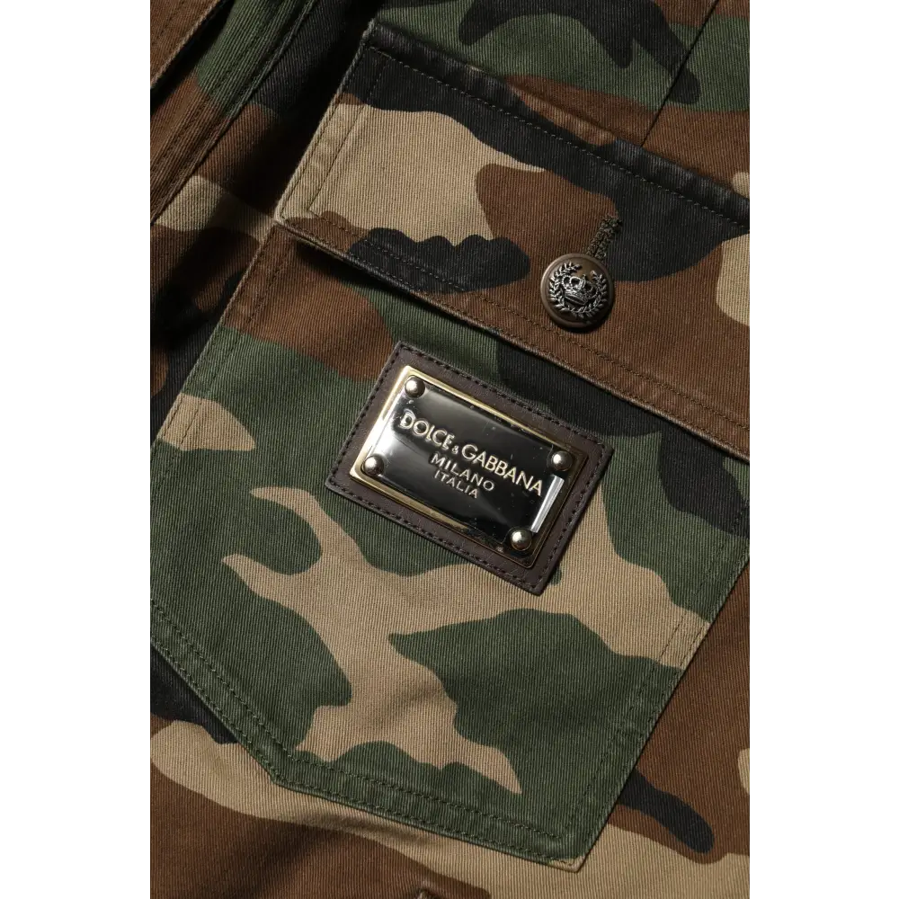 Dolce & Gabbana Multicolor Camouflage Cargo Pants - Bukser