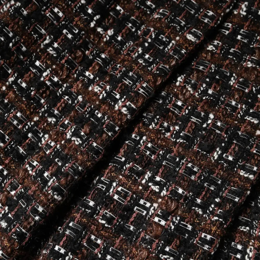 Dolce & Gabbana Multicolor High Waist Tartan Tweed Mini Skirt