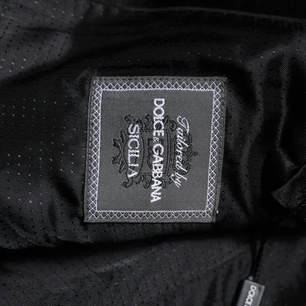 Dolce & Gabbana Red SICILIA Sequin Embellish Blazer Jacket