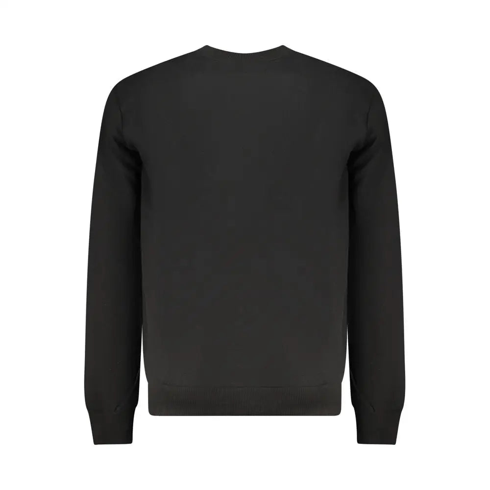 Filas sorte økologisk bomuld crewneck svedtrøje med ribkant