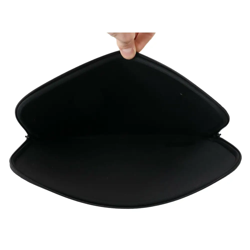 Gant Sort padded sort padded pouch med lynind og lynlås i sort