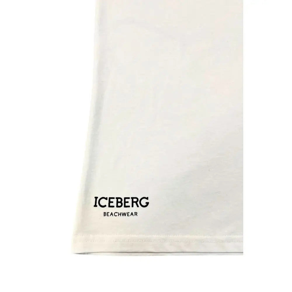 Iceberg White Cotton Men T-Shirt