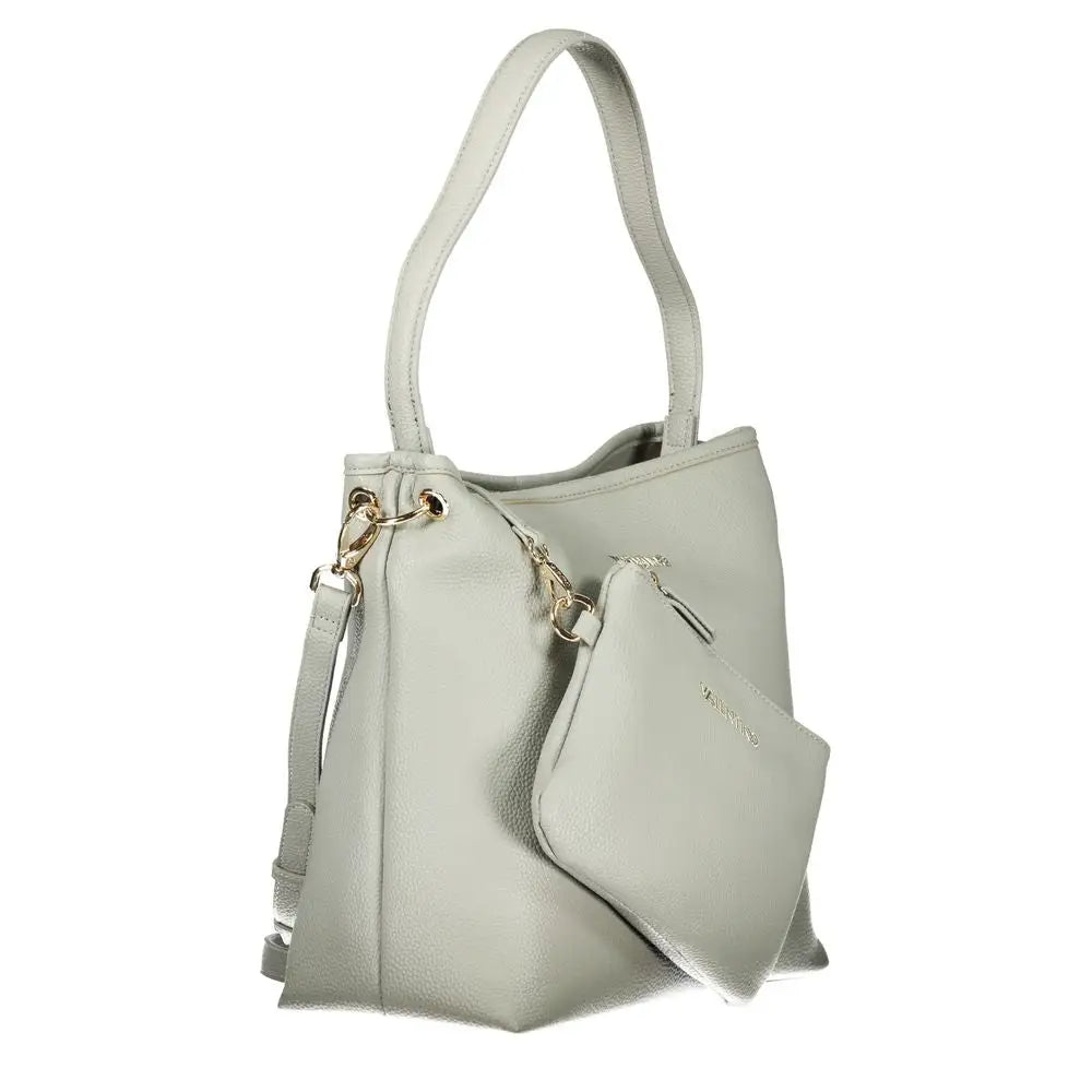 Mario Valentino Grigio Polyurethane Women Shoulder Bag - Skuldertasker