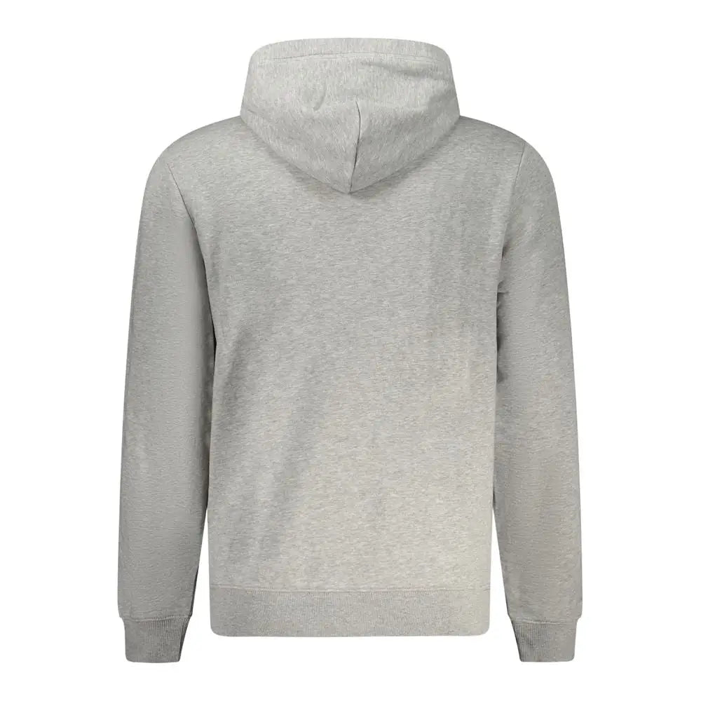 Napapijri grå bomuldssweater i outlet mærkevarer, 100% originale brands