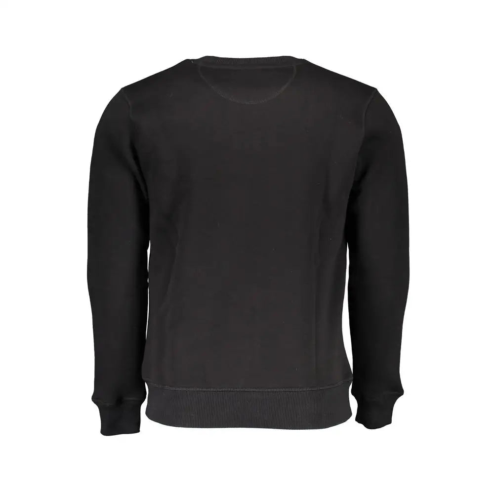 North Sails Black Cotton Men Sweater - Sweaters