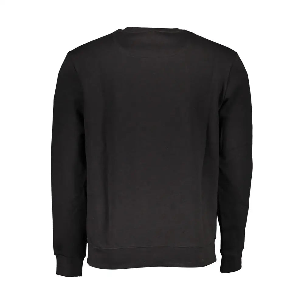 North Sails Black Cotton Men Sweater - XL - Sweaters
