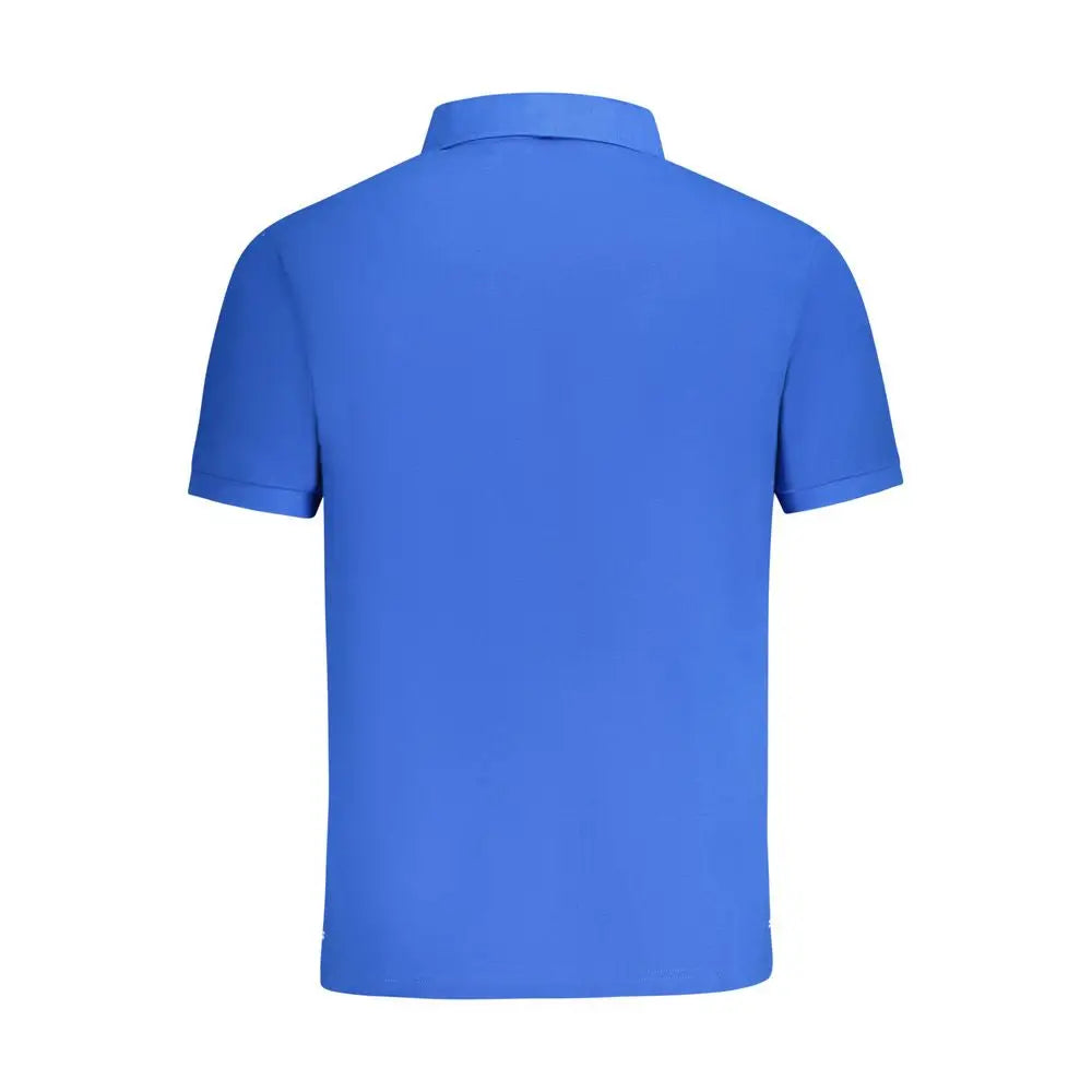North Sails Blue Cotton Men Polo Shirt - Polo Shirts