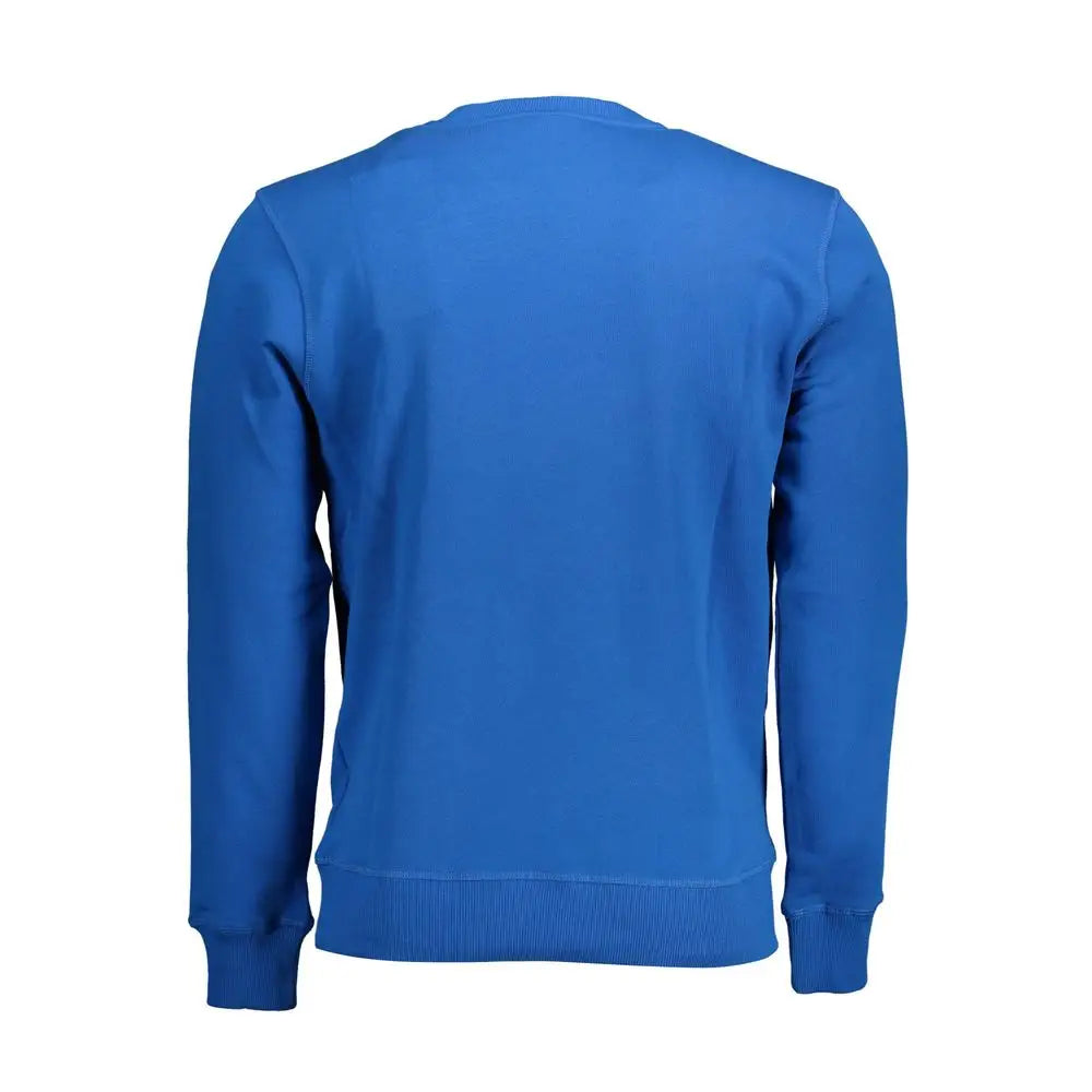 North Sails Blue Cotton Men Sweater - Sweaters