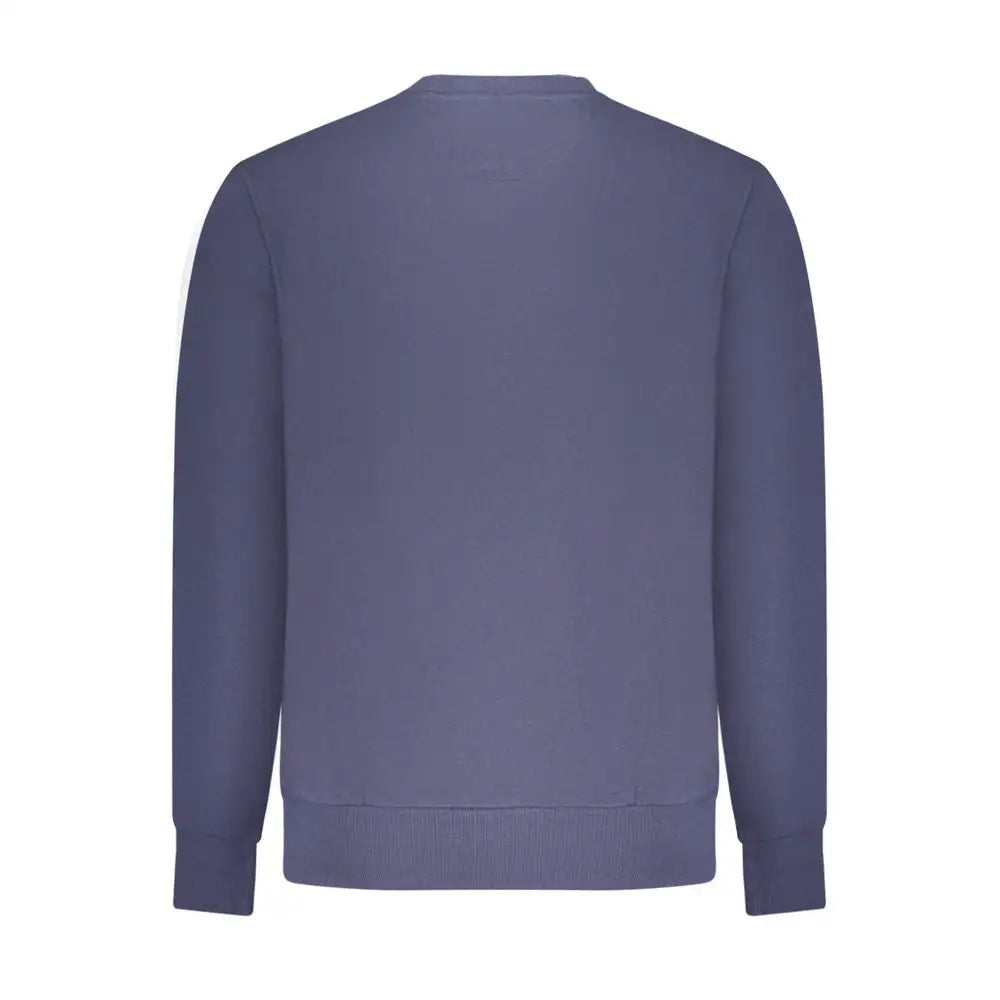 North sails blue cotton sweatshirt i marineblå bomuld