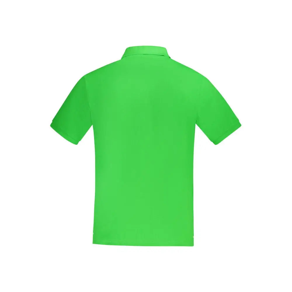 North Sails Green Cotton Men Polo Shirt - Polo Shirts