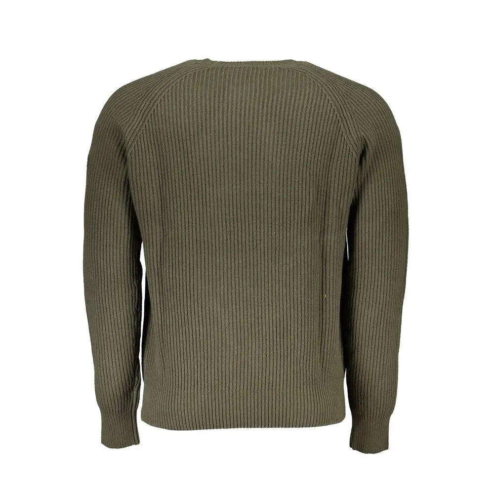 North Sails Green Cotton Men Sweater - Sweaters