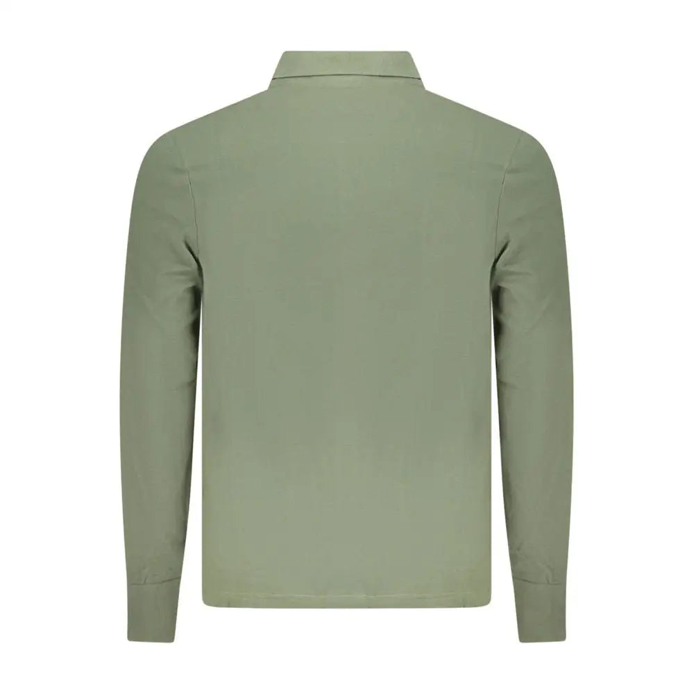 Sleek North Sails grøn bomuld polo shirt i outlet mærkevarer
