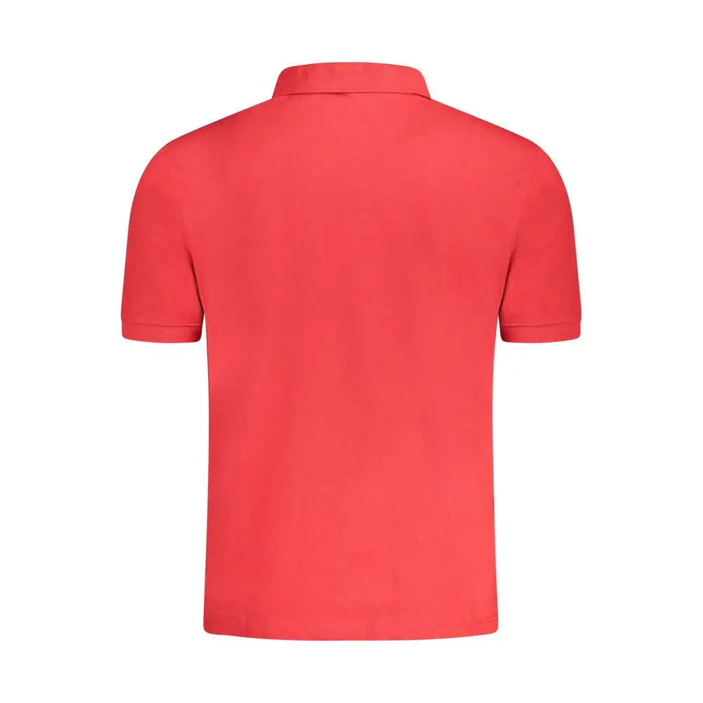 North Sails Red Cotton Men Polo Shirt - Polo Shirts
