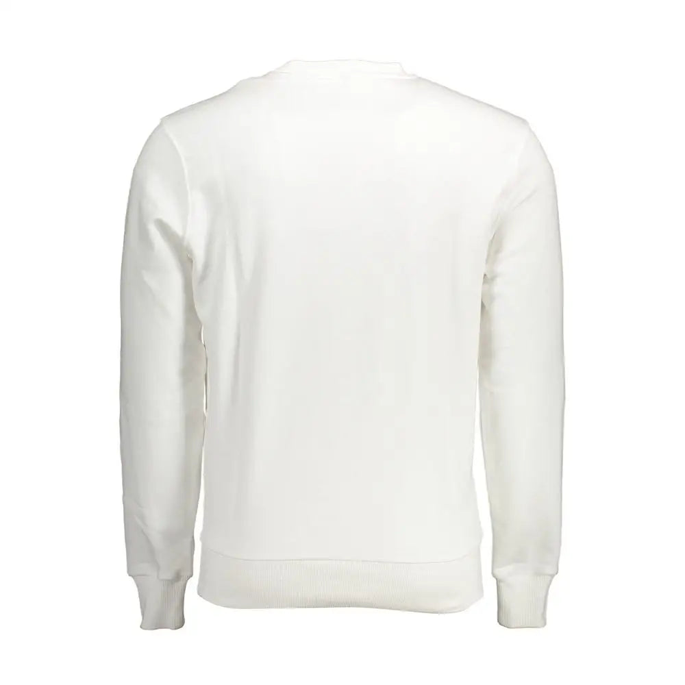 North Sails White Cotton Men Sweater - Sweaters